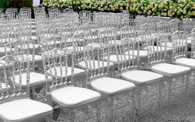 Novas Cadeiras Transparentes para Locação